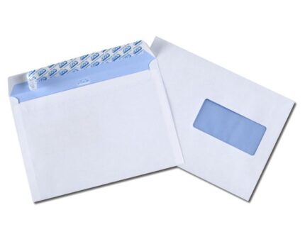 500 Enveloppes Blanches GPV C5 162 X 229 mm 90g/m² avec fenêtre