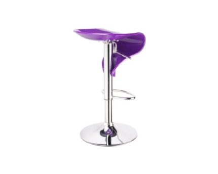 Tabouret DESIGN en acrylique & chrome coloris au choix