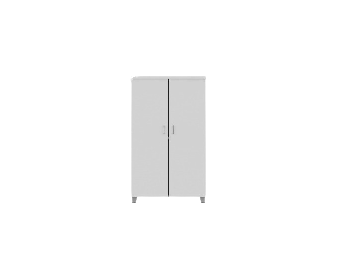 ARMOIRE MOYENNE EN BOIS 2 PORTES BATTANTES 80X41X156 COLORIS AU CHOIX – Image 1