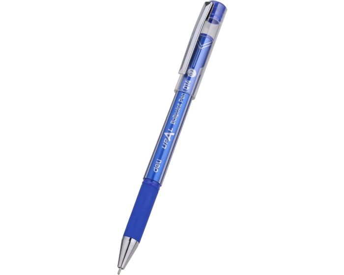 Boite de 12 stylos à bille Deli-EQ14 UPAL Pointe de 0.7 mm coloris au choix – Image 1