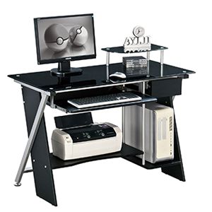 Meuble Informatique DIAN en Bois Noir