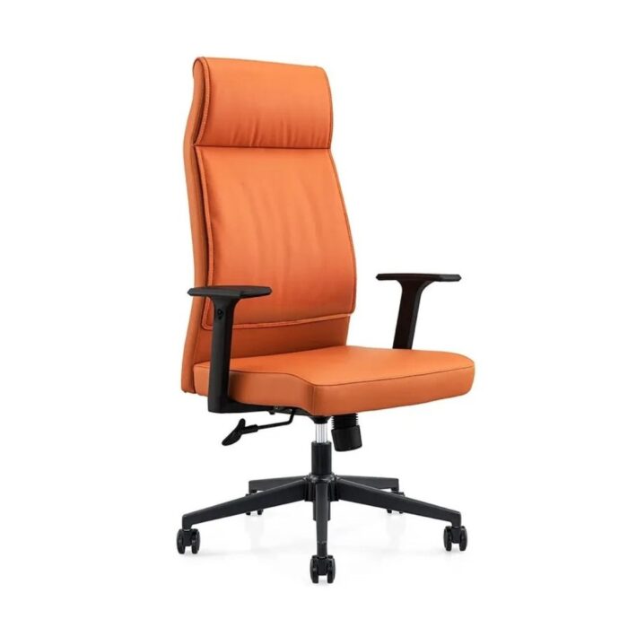 Fauteuil Président MEDIUM en simili cuir – Dossier haut avec tétière, accoudoirs réglables, double mécanisme coloris au choix – Image 1