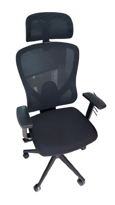Fauteuil président SARA en tissu/mesh Couleur Noir
