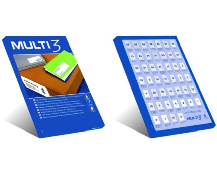 Etiquettes adhésives Pour CD et DVD "Multi3" 100 feuilles A4 Ø 117 mm