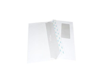 500 Enveloppes américaines Unipapel 115x225 mm 90g/m² Avec fenêtre