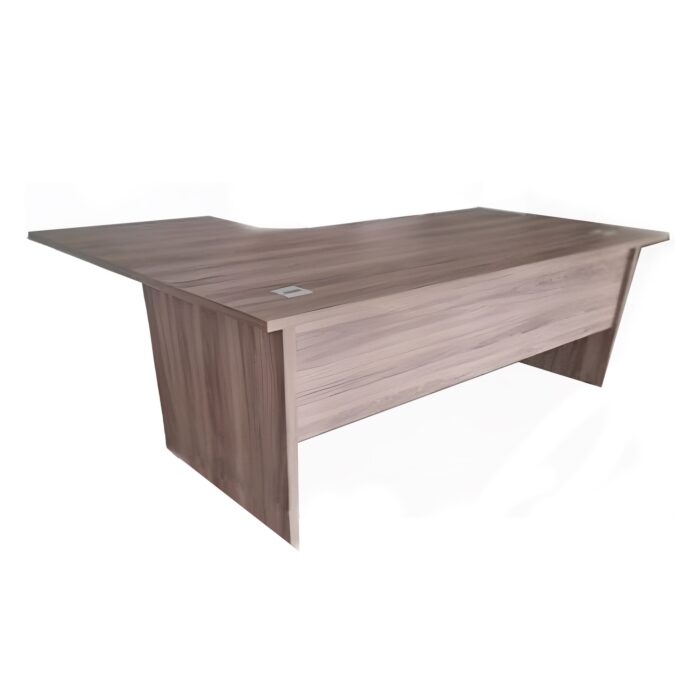 Bureau Opérateur d'angle droit avec retour piétements panneaux - 160X120X75 cm - epaisseur : 30 – Image 1