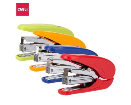 Lot de 12 Kit d'agrafages Deli-E0365 (1 agrafeuse + 1 boite d'agrafes) 15 feuilles