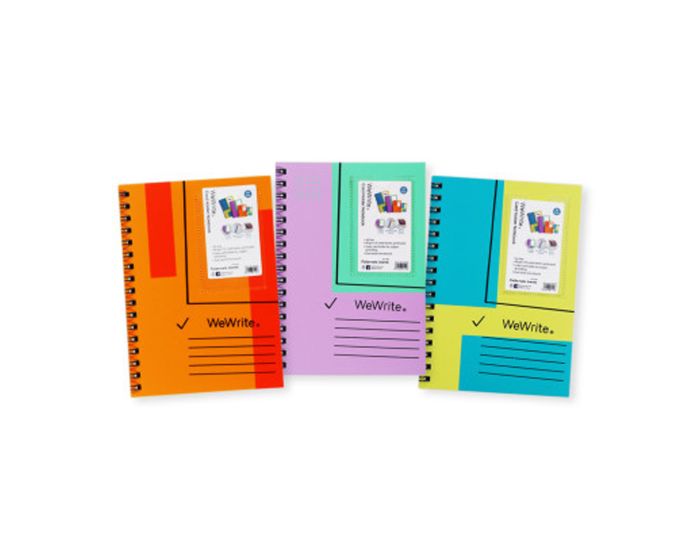 Lot de 12 Notebook FOLDERMATE Format A5 Couleur assortis – Image 1