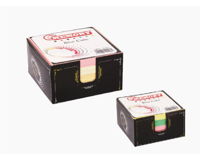 Lot de 5 Bloc- recharge cube en couleurs MEMORY Multicolore (8183) – Image 1