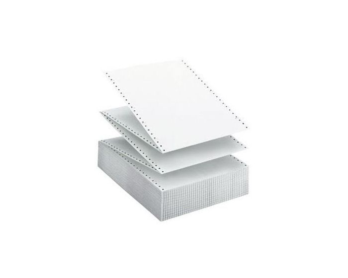 PAQUET DE 500 LISTINGS VIERGES AUTOCOPIANTS 80 CL 11" FT: 24X28CM 3 EXP COULEUR – Image 1