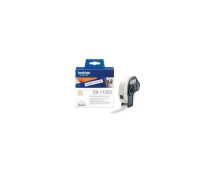 Rouleau d'étiquettes DK-11203 Brother original – Noir sur blanc, 17 x 87 mm (Dk11203)