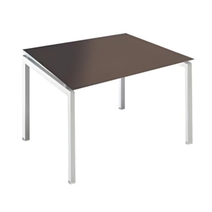 Table basse SLIDE en bois coul. wengé 60 x 60 cm
