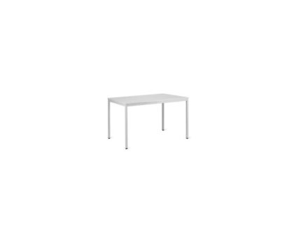 TABLE REFECTOIRE SUR 4 PIEDS TUBE CARRE RENFORCE 140X80 CM