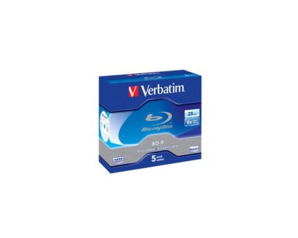 Boite de 5 BD-R SL Verbatim 25GB 6x