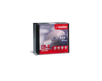 Pack de 10 CD-R Imation 52x recordables 700 MB en Pochettes
