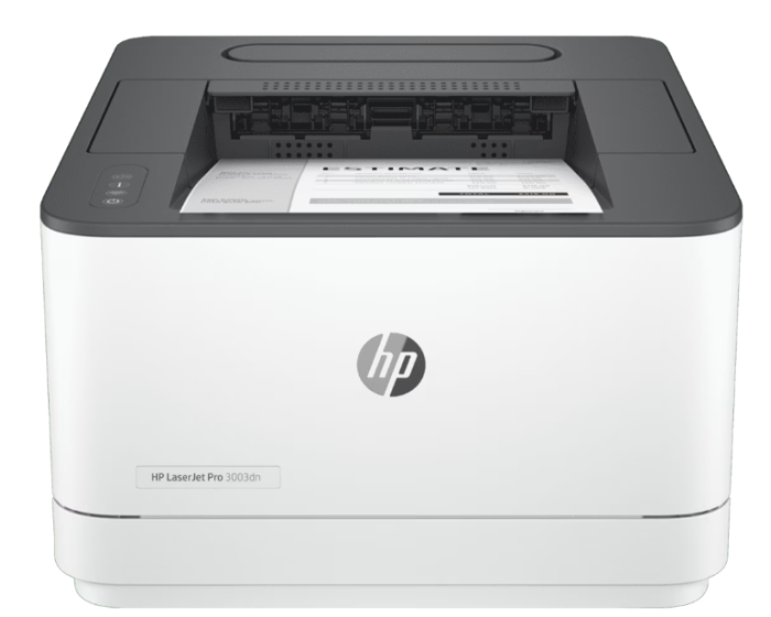 Imprimante HP Laser PRO 3003dn SFP Réseau Mono A4 R/V 33 B&WPPM 33 (3G653A) – Image 1